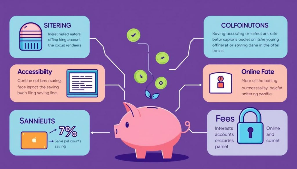 Savings account features